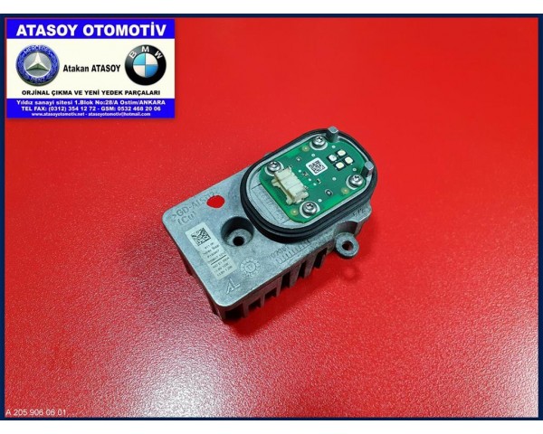 MERCEDES W205 LED BEYNİ 1305715284 P130867 707881 7MHN0000 2059060601 A2059060601 A 205 906 06 01 - 1 305 715 284 - 1308310396C1V02W205 FAR KARTI W205 FAR LEDİ